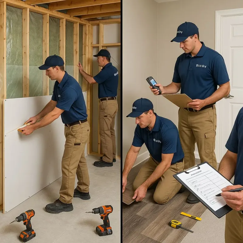 Repairs and Reconstruction process in Kingsford, MI